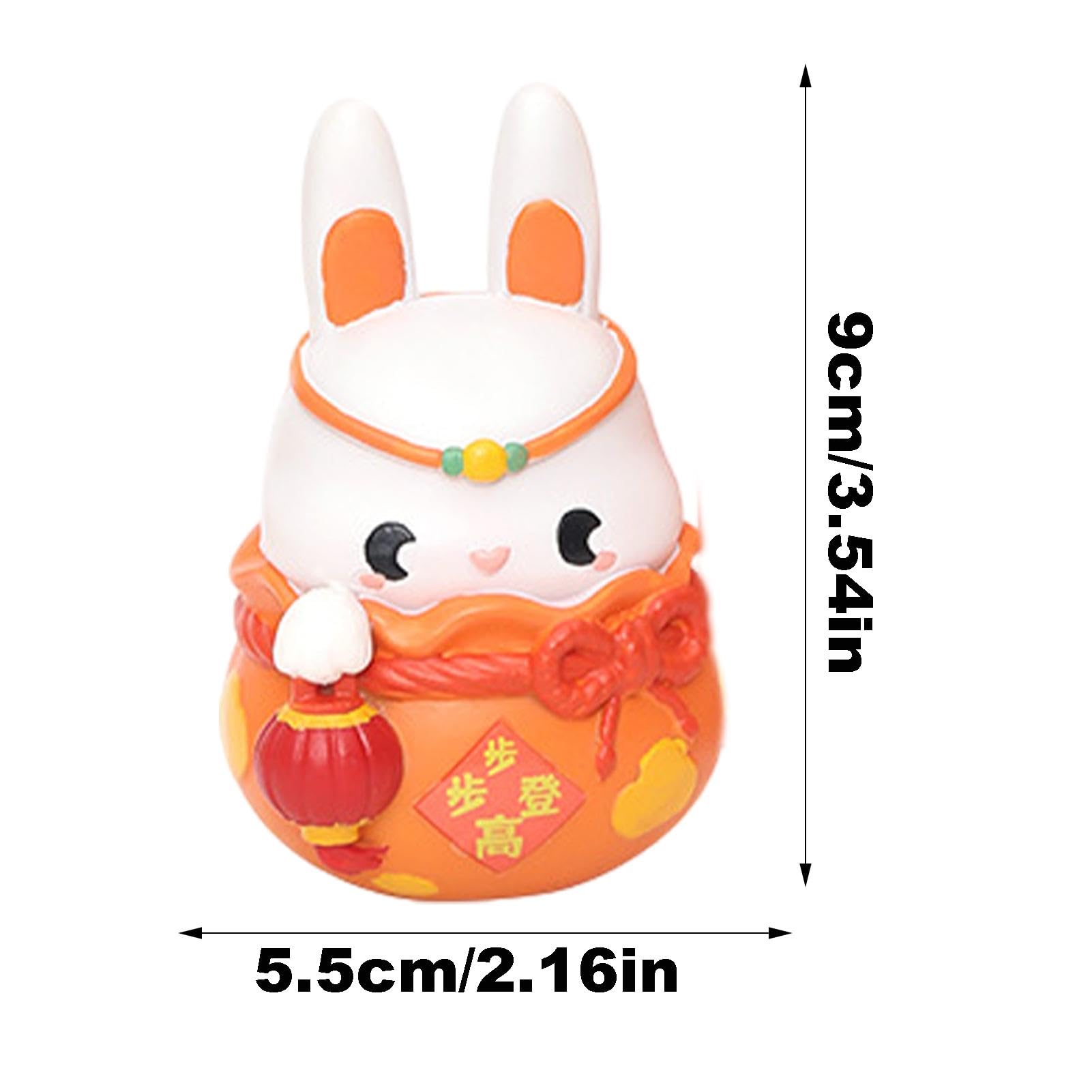 Amazon.co.jp: zwxqe 中国のウサギの像 - 風水ラッキーラビット